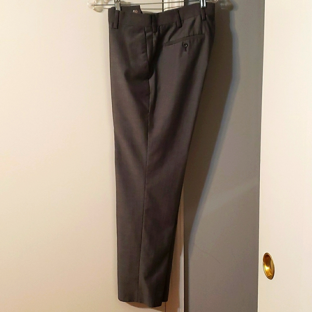 Louis Raphael Tailored Dress Pants Charcoal